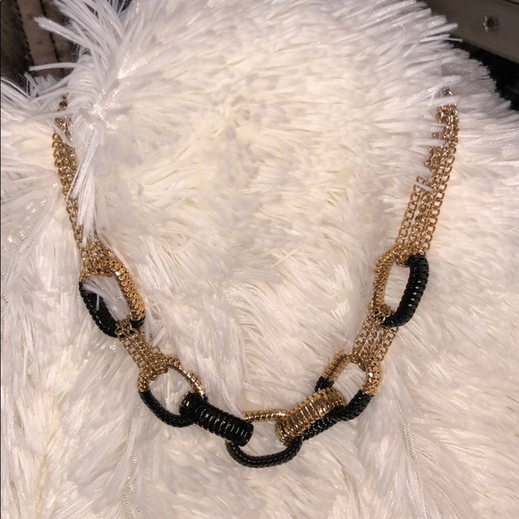 stella + ruby Jewelry - Stella and ruby gold and black necklace NWT